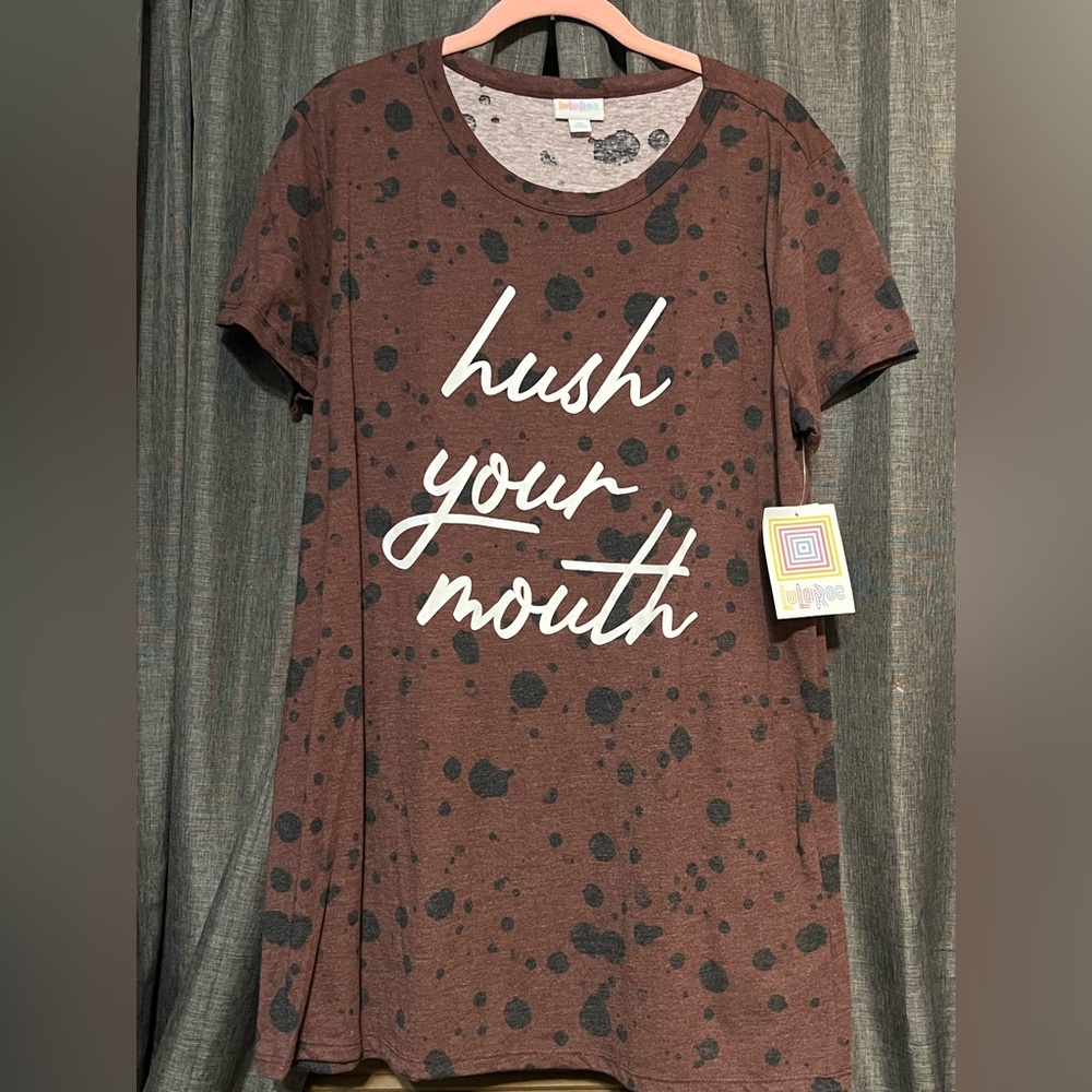 LuLaRoe Liv Ringer Tee New XL